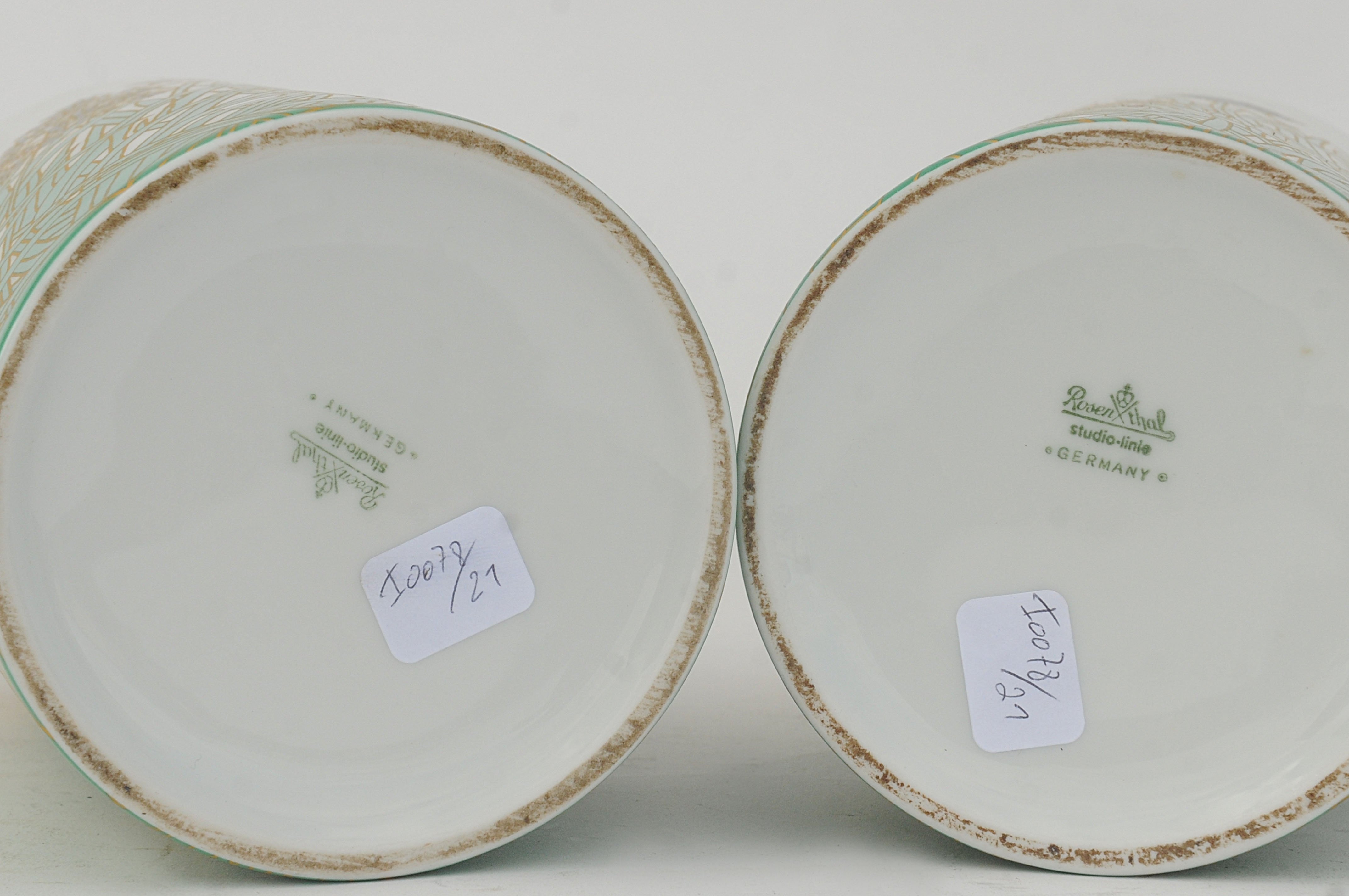 Paire de vases en porcelaine de Rosenthal Selency