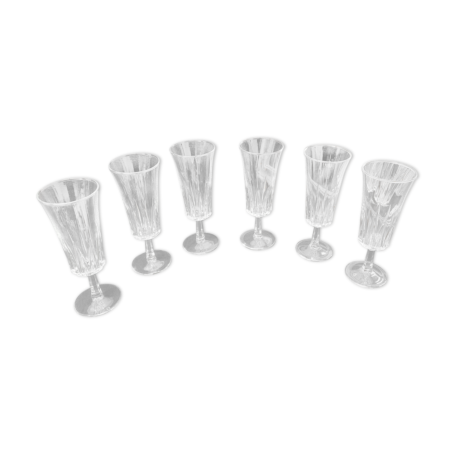 Set 6 champagne flutes