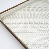 Rare Original Mid Century perforated Metal Serving Tray by Mathieu Mategot