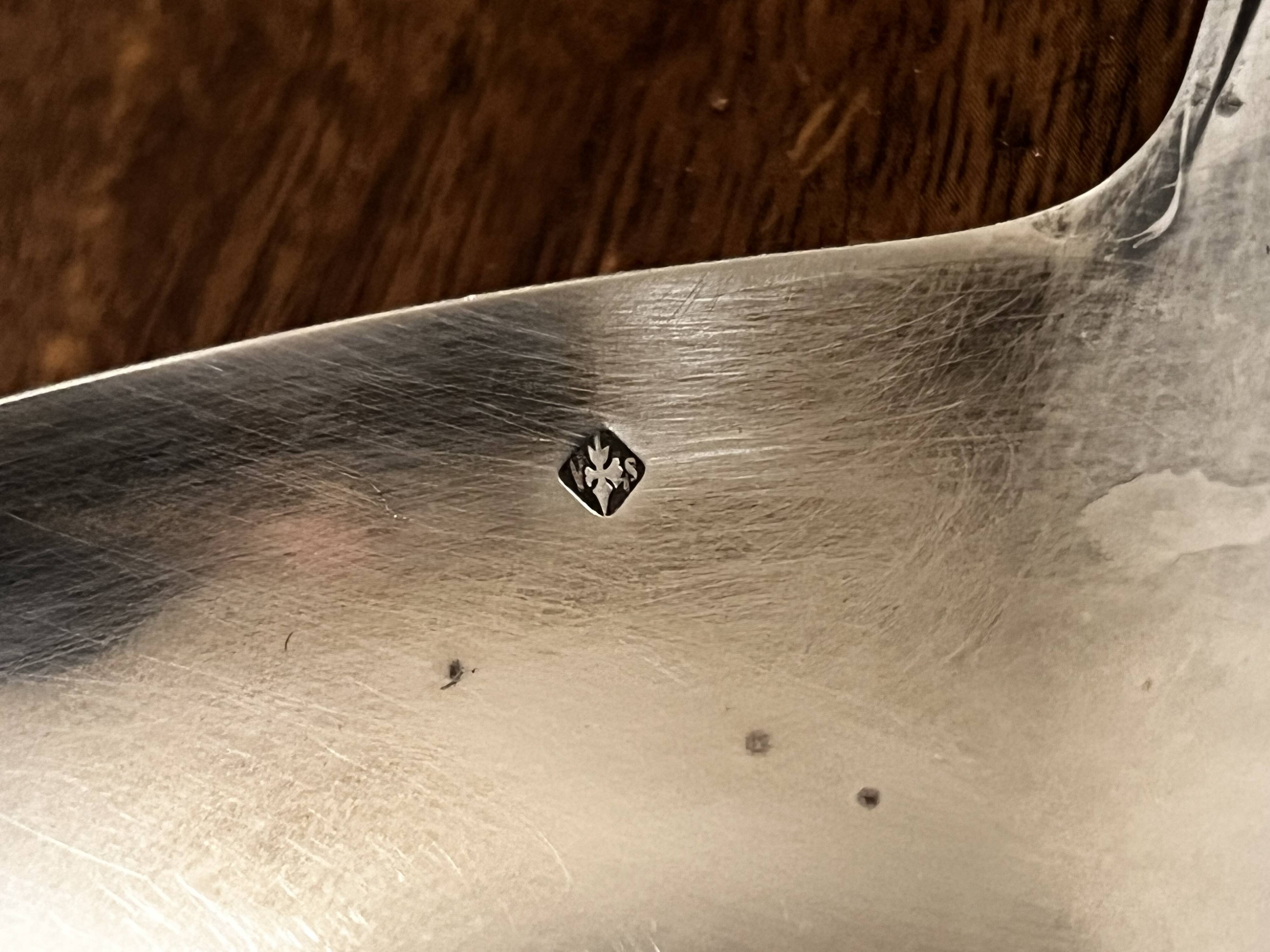 Silver-plated ladle