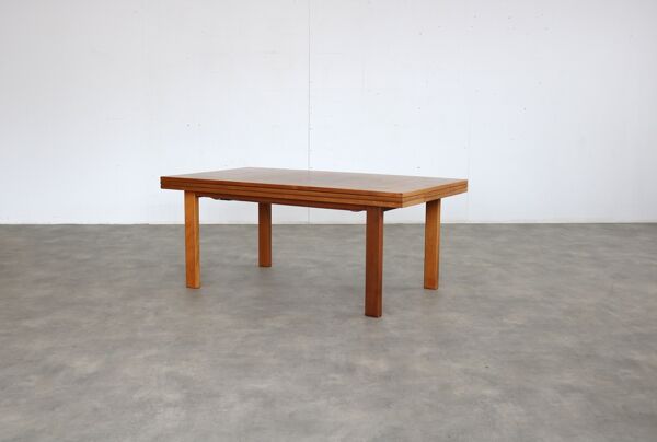 Table basse vintage   table à manger   réglable   années 1960