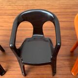 300 Monobloc Decorative Chairs Small by Henry Massonnet for Stamp, France, 1970s, Set of 5