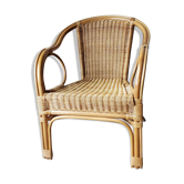 Rattan armchair