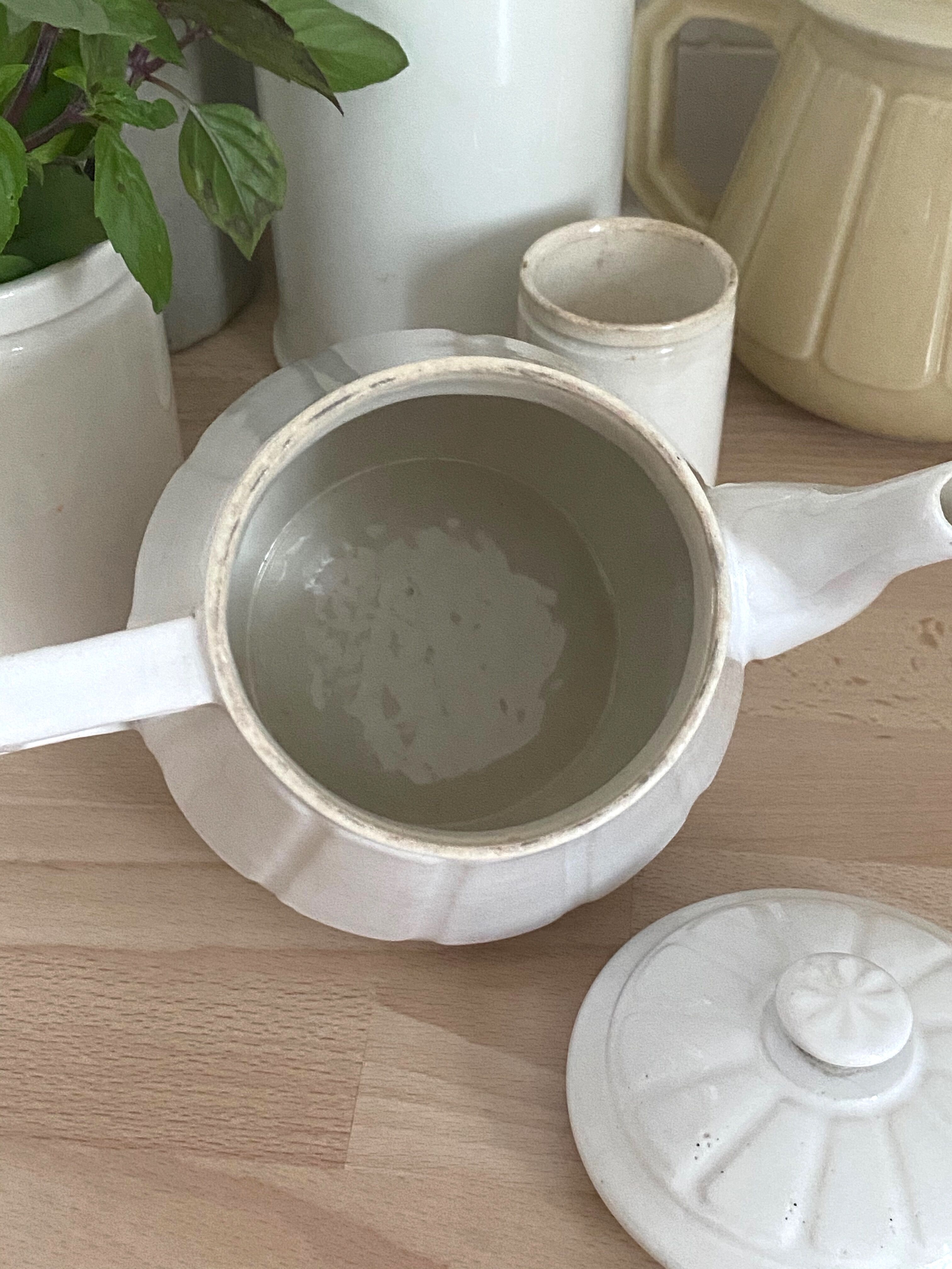 Digoin earthenware teapot/coffee maker