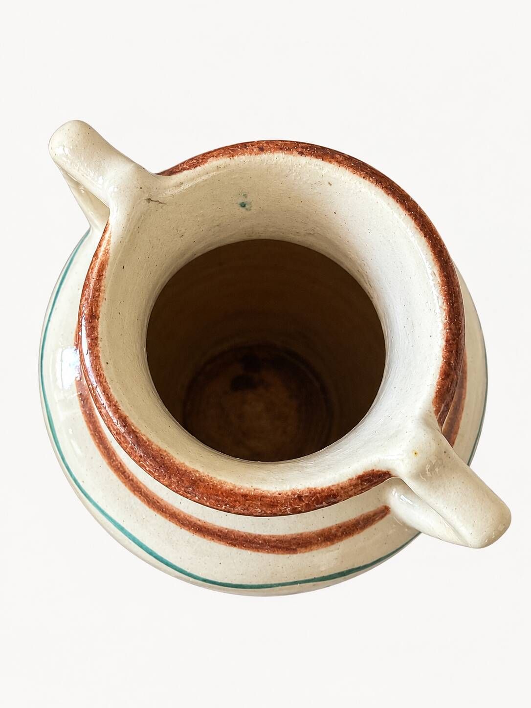Hand-painted amphora vase by Kupittaan Savi, Finland, 1940s–50s.