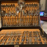 Old 51-piece cutlery set with Achille Princet hallmarks