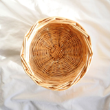 Natural basket wicker blond