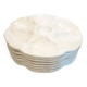 Set of 8 Gien oyster plates