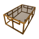 Brass table by J. Lefevre, circa 1970.