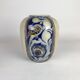 Vintage Ceramic Vase with Peacock, 1970's