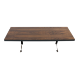 1970s Restored Walnut Coffee table ,Czechoslovakia