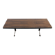 1970s Restored Walnut Coffee table ,Czechoslovakia