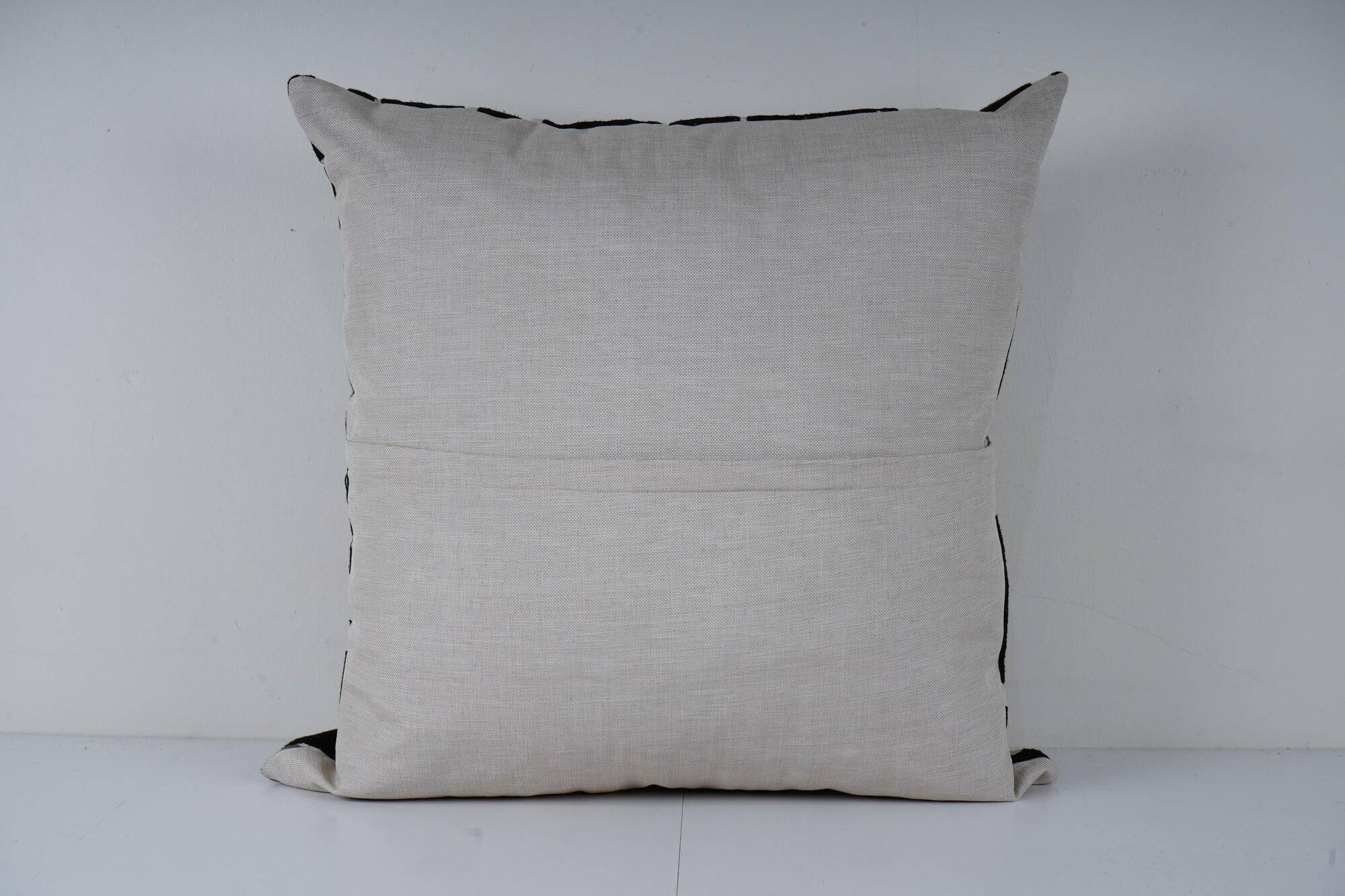 Vintage embroidered cushion cover 69x71 cm