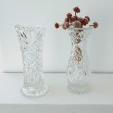 Vases in cut crystal