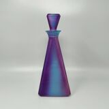 1970s Stunning Decanter or Decorative Bottle by Luigi Bormioli. Made in Ita
