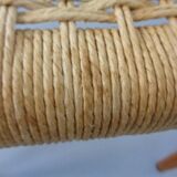 Model 77 Dining Chair in Teak and Papercord by Niels Otto Møller for J.L. Møllers, 1960s