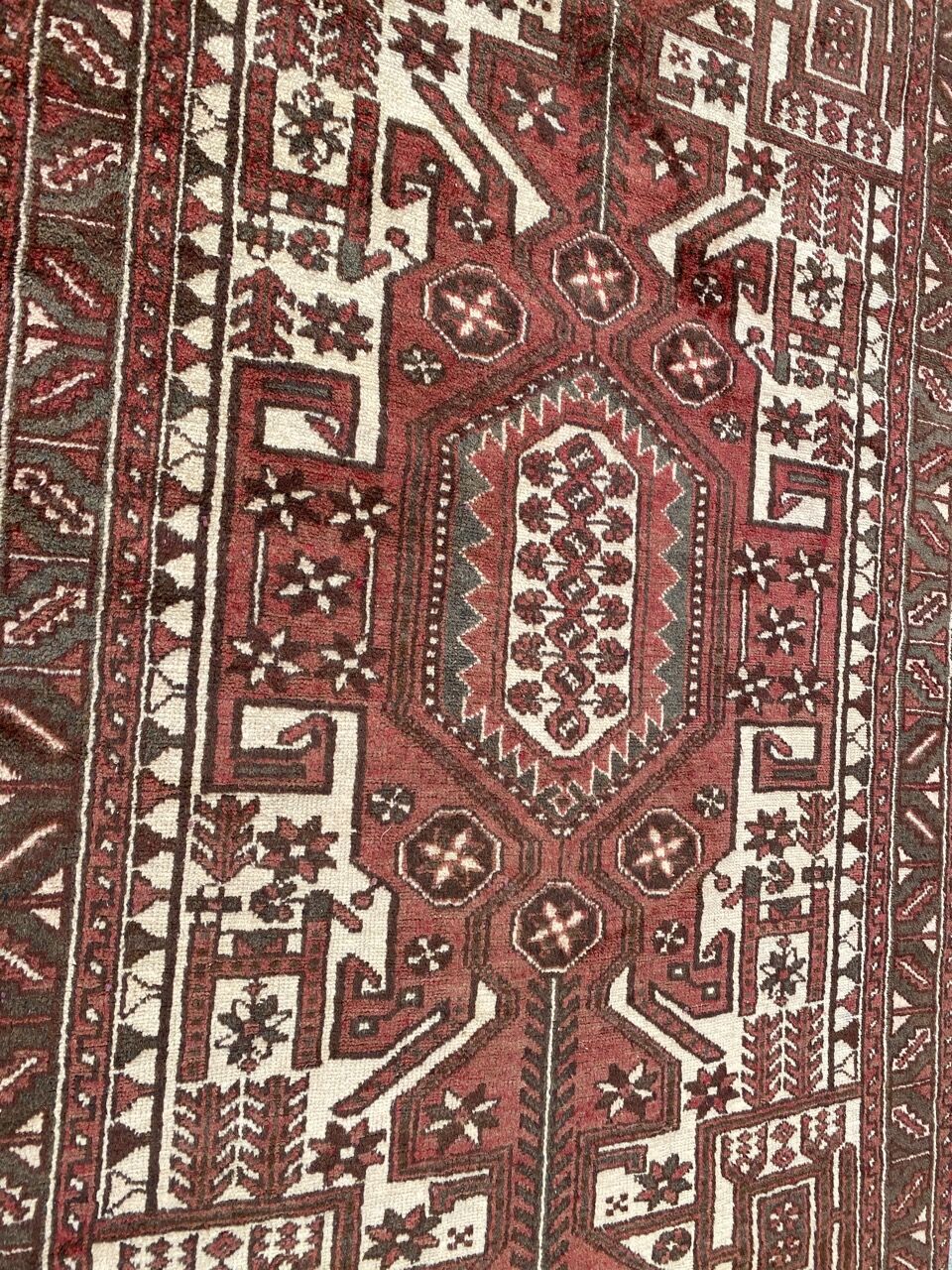 Vintage persian carpet hamadan 128x212 cm