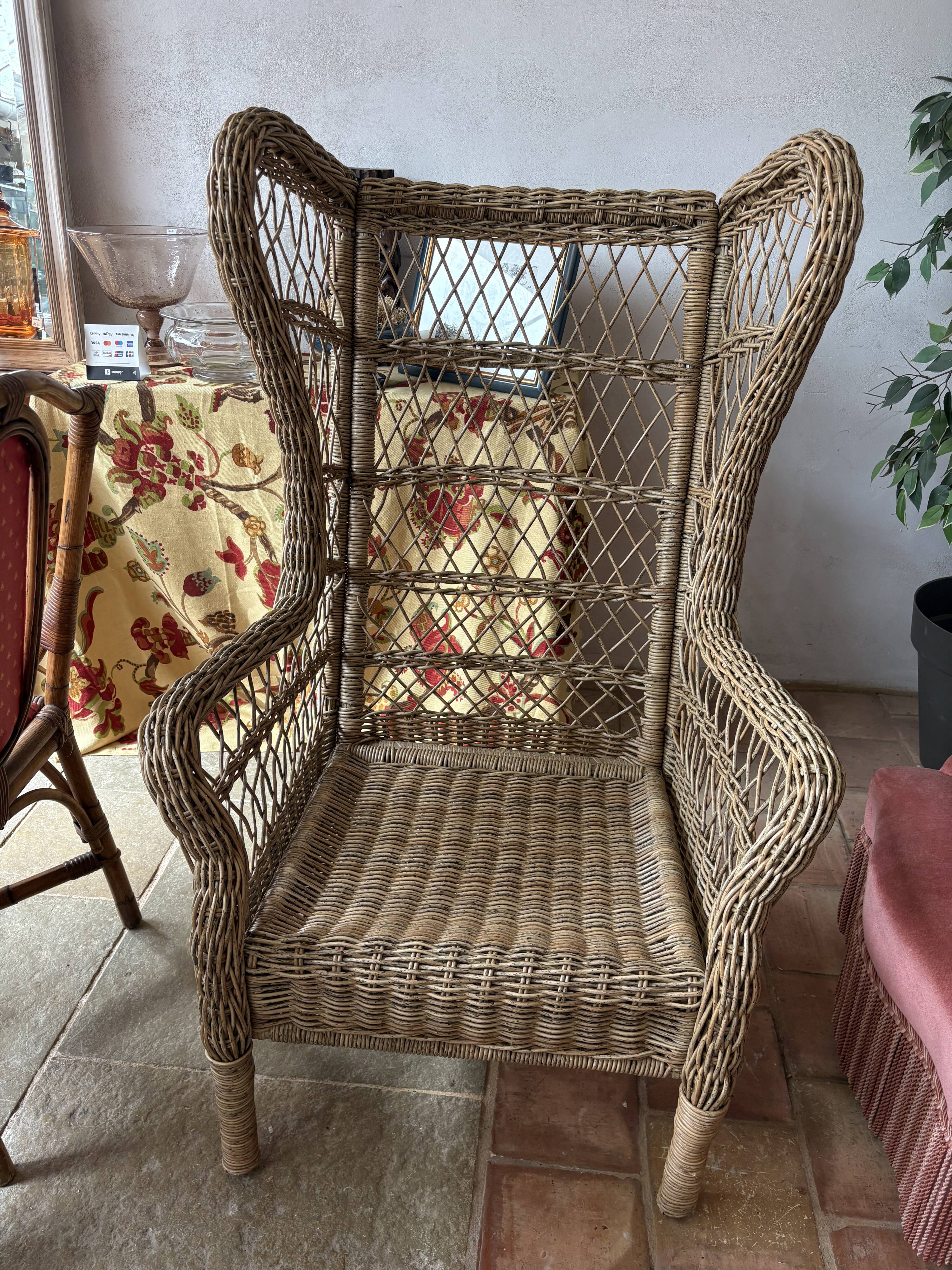 Fauteuil en rotin