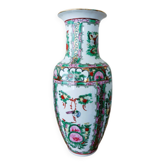 Vase chinois signé