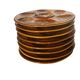Set of 9 Sarreguemines earthenware oyster plates