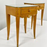 Pairs of Art Deco bedside tables
