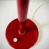 VEB Leuchtenbau - Lutz Rudolph - Glossy Red mushroom Desk lamp