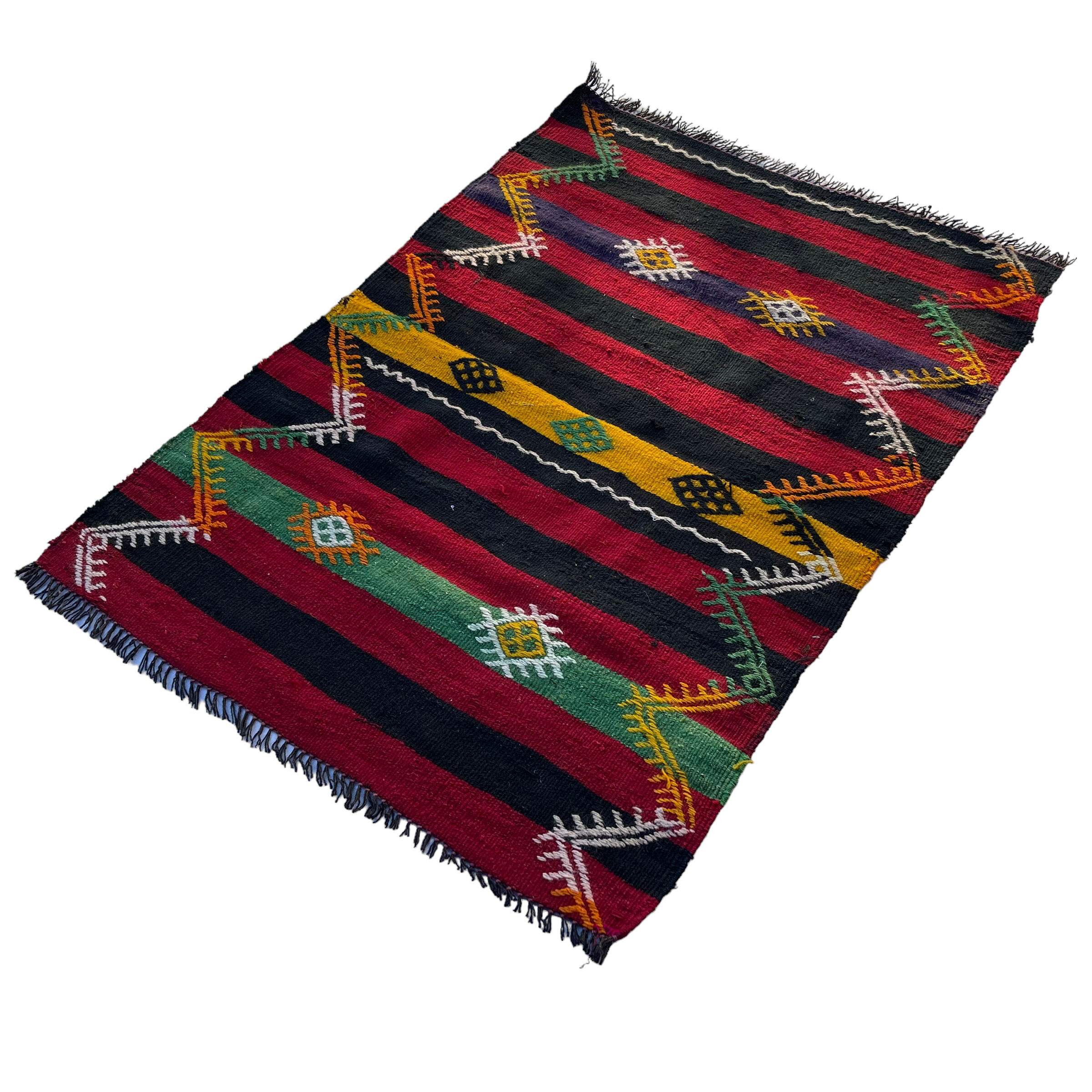Vintage Turkish Kilim Rug , 137 x 100 cm