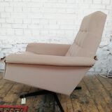 Armchair with Czech ottoman, 1960, Munzar and Moravians