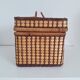 Vintage wicker suitcase