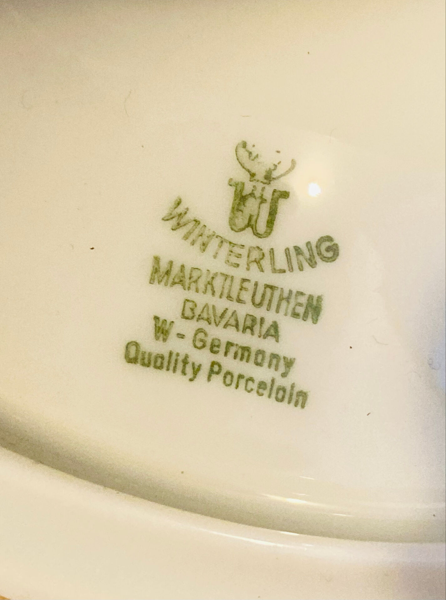 Vintage candlesticks stamped Winterling Marktleuthen Bavaria Germany