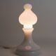 White Bishop chess lamp by Ivan Jakes, made of white glass, Czechoslovakia, 1970s.