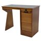Art Deco desk, minimalist design in oak, unique 40s design, Netherlands.