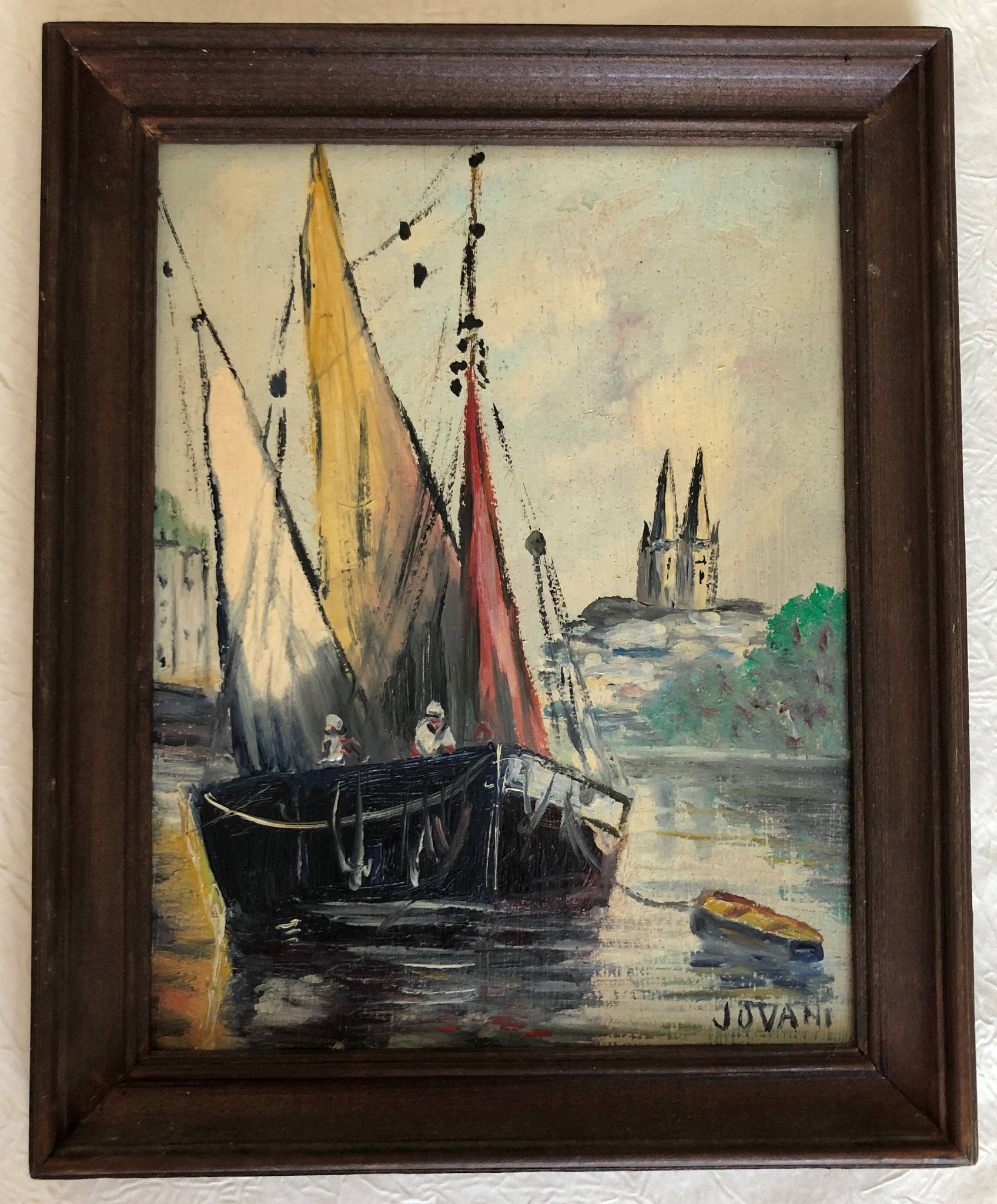 Oil on panel - marine