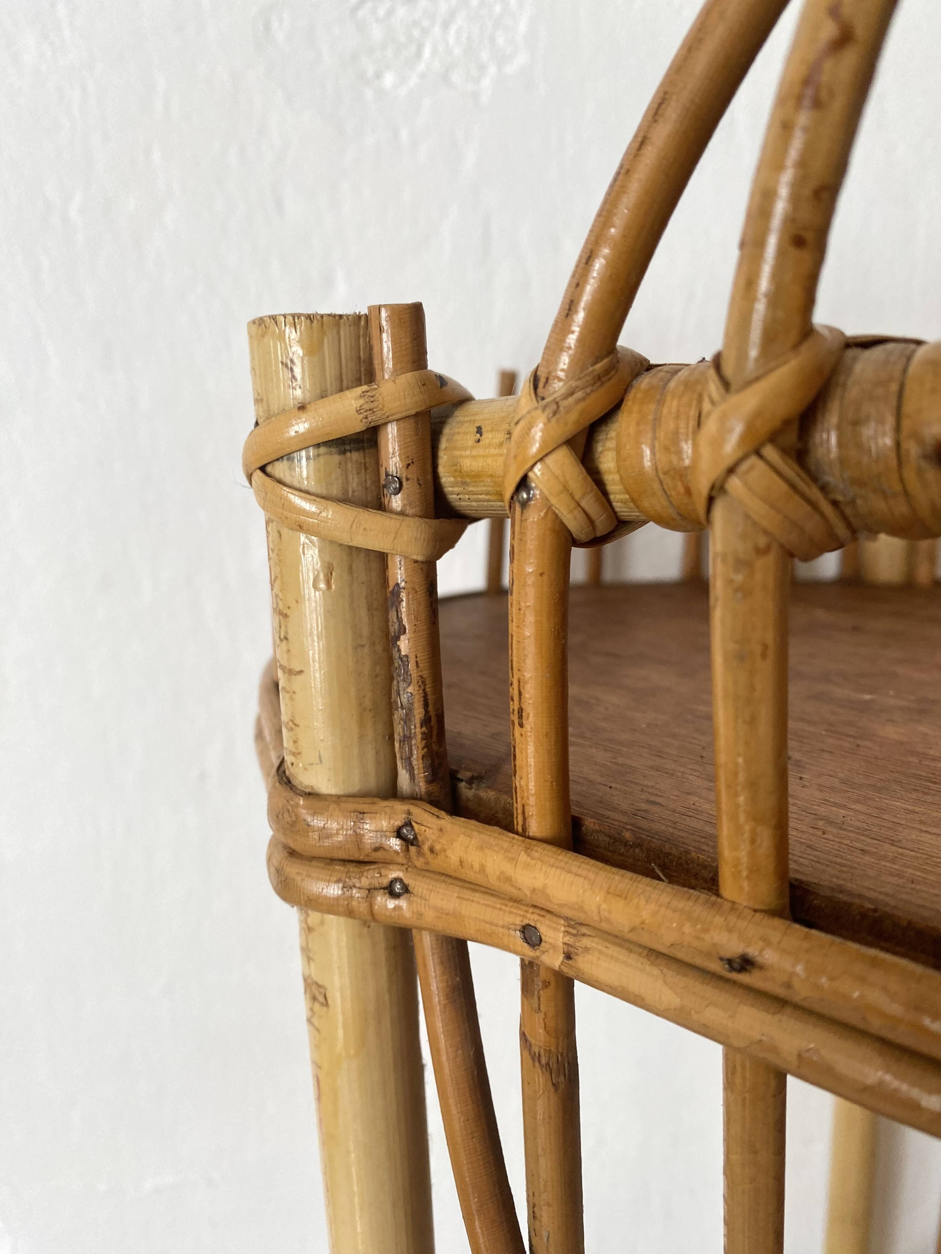 Rattan mini bar from the 60s-70s.