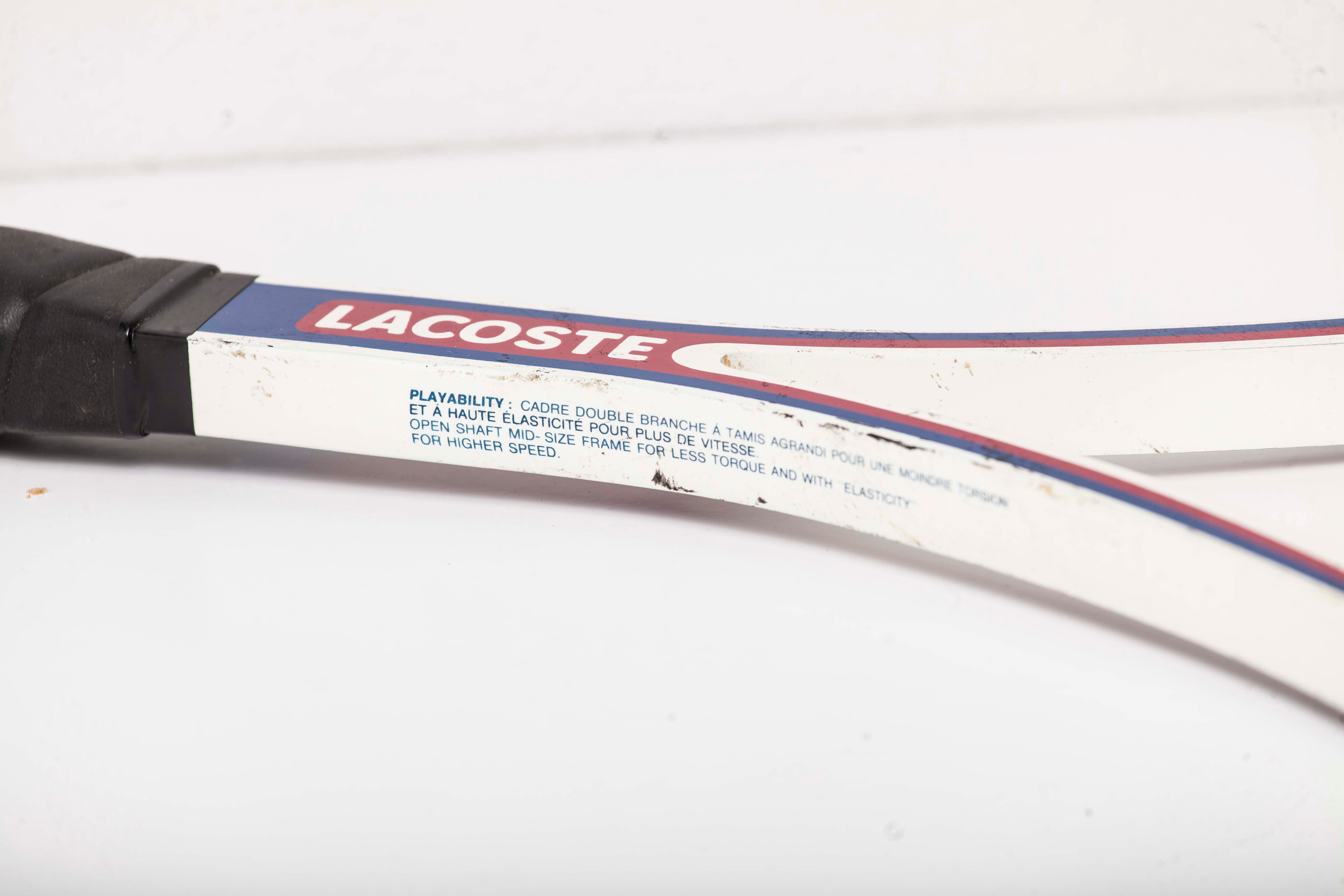 Racket Lacoste light top 1980