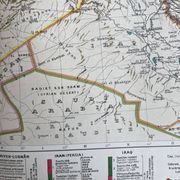 Old map Eastern Mediterranean — Trade flows 1946 | Greece,