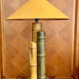 Bamboo-style table lamp, François Chatain, 1990s