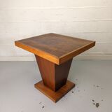 Square pedestal table art deco year 30