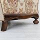 Fauteuil relax danois en tissu années 1950