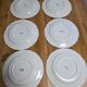 Flat plates Gien with blue patterns in perfect condition.
