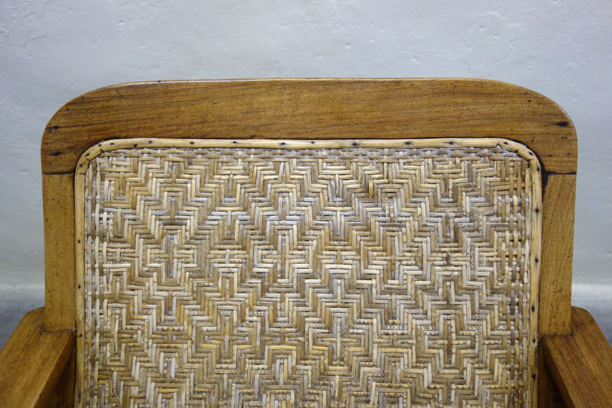 Former colonial armchair of planter late 19th century