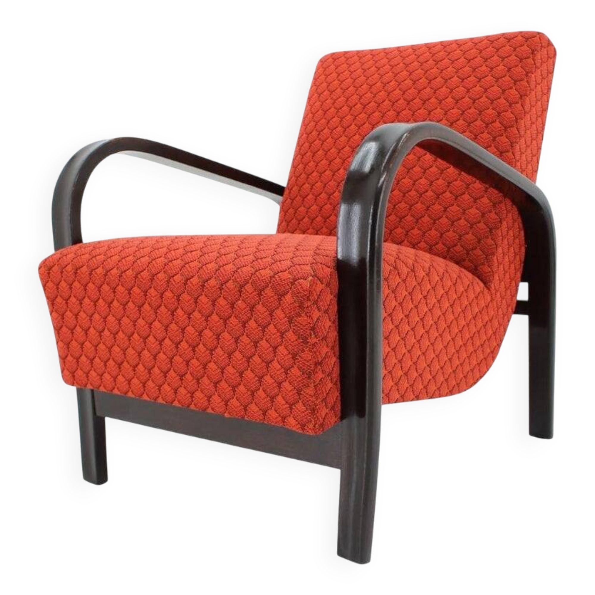 Paire de fauteuils rénovés par les architectes Kropacek et Kozelka, années 1950.