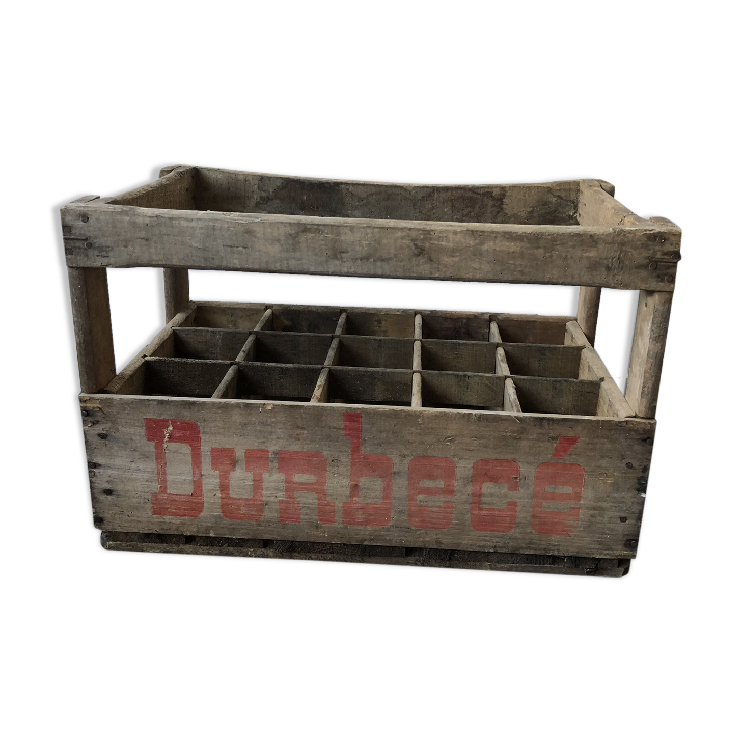 Wooden case for bottles