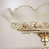 20th-Century Metal Fruit Bowl with Cherub, 1890s