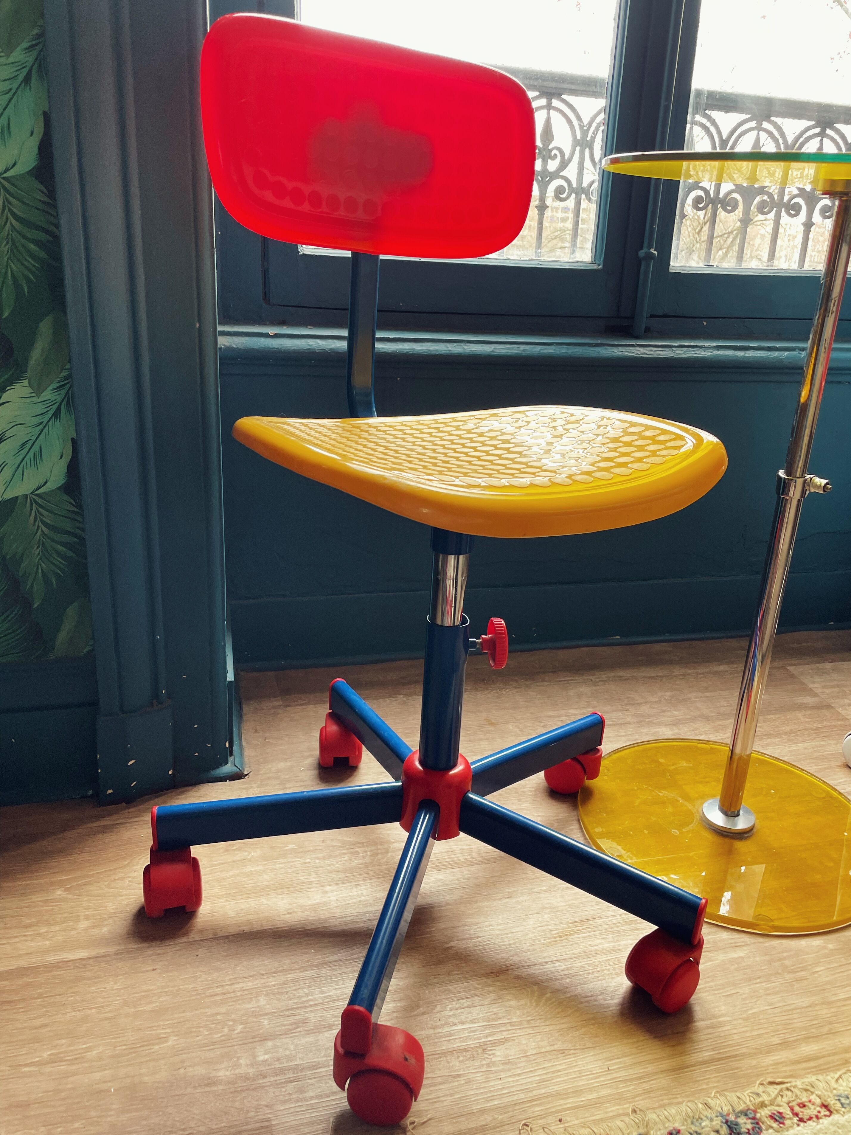 Chaise de bureau pour enfant IKEA Knut et Marianne Hagberg 80s