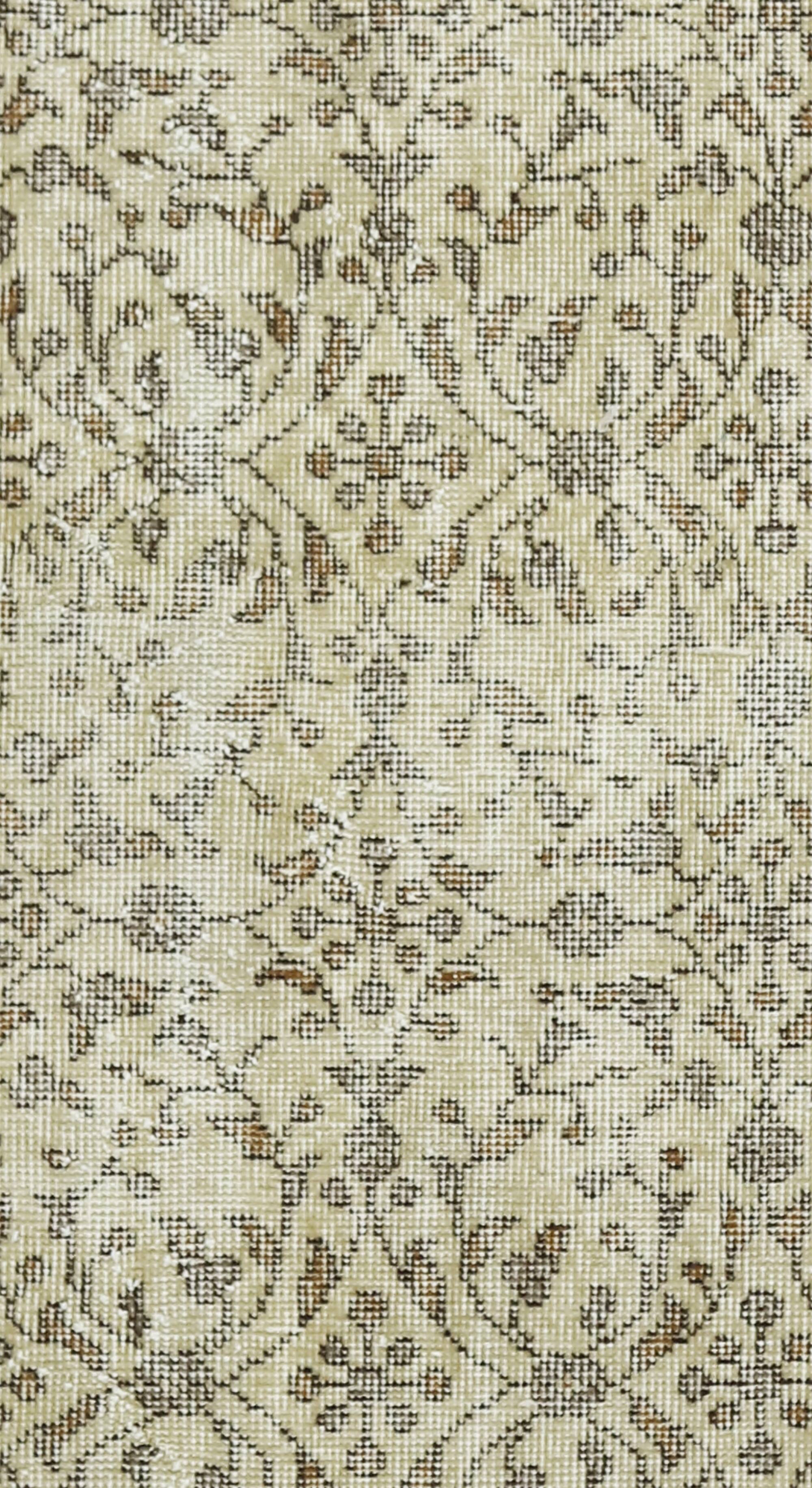 Turkish Anatolian Handmade Vintage Area Rug 292 cm x 196 cm