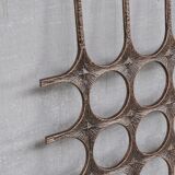 Brutalist metal mid-century wall hanging or decorative artwork (no.2)