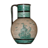 Ceramic vase with a sailboat