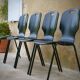 Pair of vintage german pagholz chairs from mid-XX