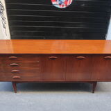 Rosewood and afromosia sideboard